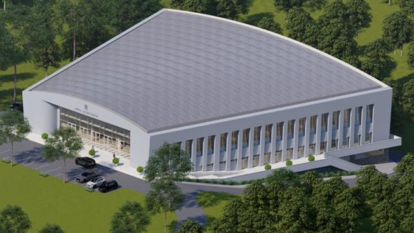 Aerial View of the New Proposed Assembly Hall